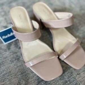 NWT Nine West Strappy Block Heel Sandals - 7.5